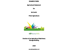 Agricultural Statements